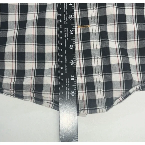 Carhartt Relaxed Fit Short Sleeve Button Down Plaid Shirt Men's Size 2XL - Picture 12 of 16